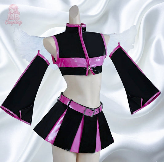 2.5 Dimensional Seduction Cosplay - Lilysa (Lillyel) & Mikari (Milliela) Costume Full Set with Wings & Wig