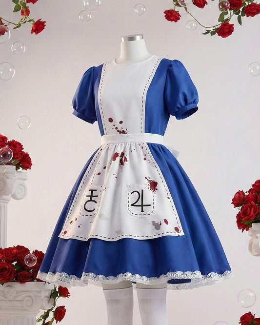 Alice Madness Returns Dark alice in Wonderland Cosplay & wig