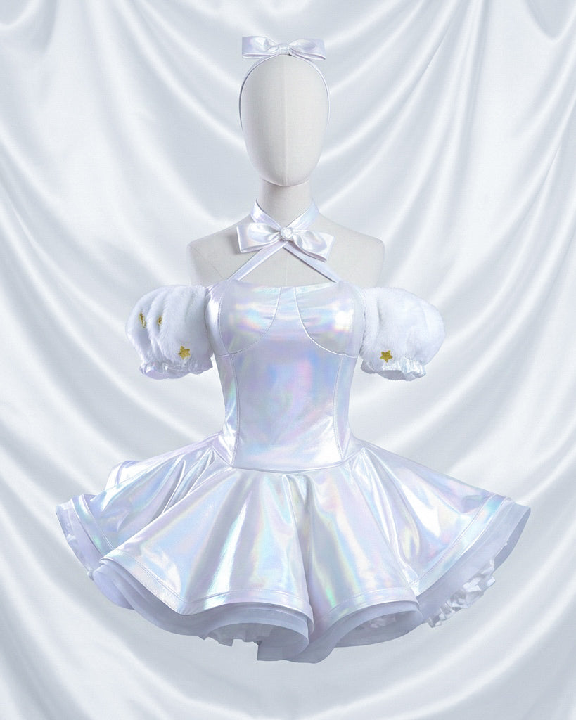 KAngel Cosplay Costume - Needy Streamer Overload Laser Lolita Dress & Wig Full Set MBCosplay