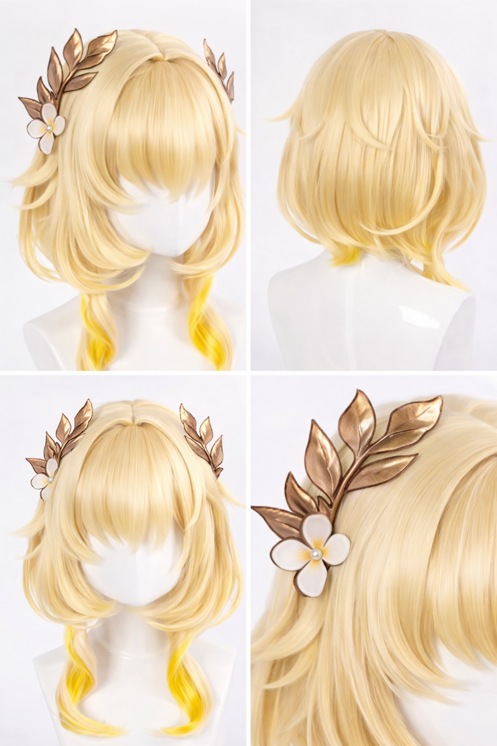 Aglaea Honkai : Star Rail lingerie bikini & wig