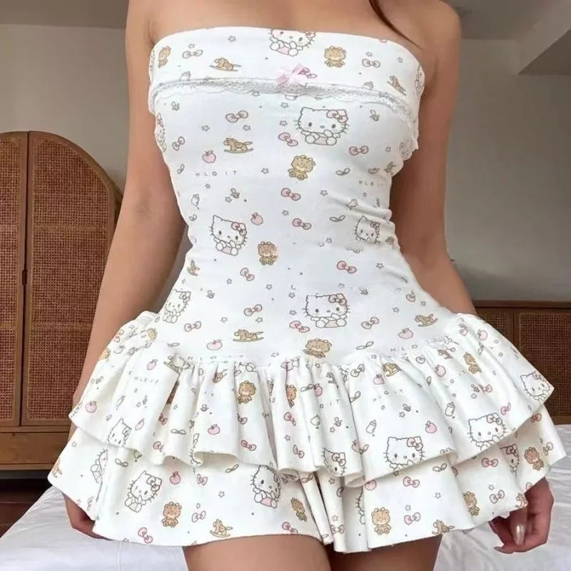 Hello Cutie Strapless Dress