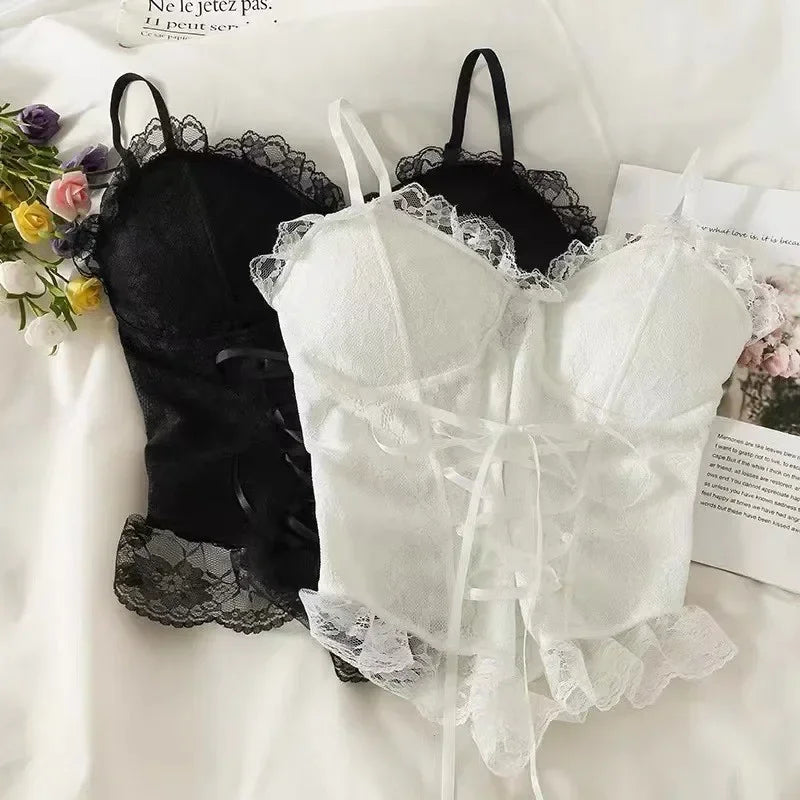 Ethereal Lace Corset Top