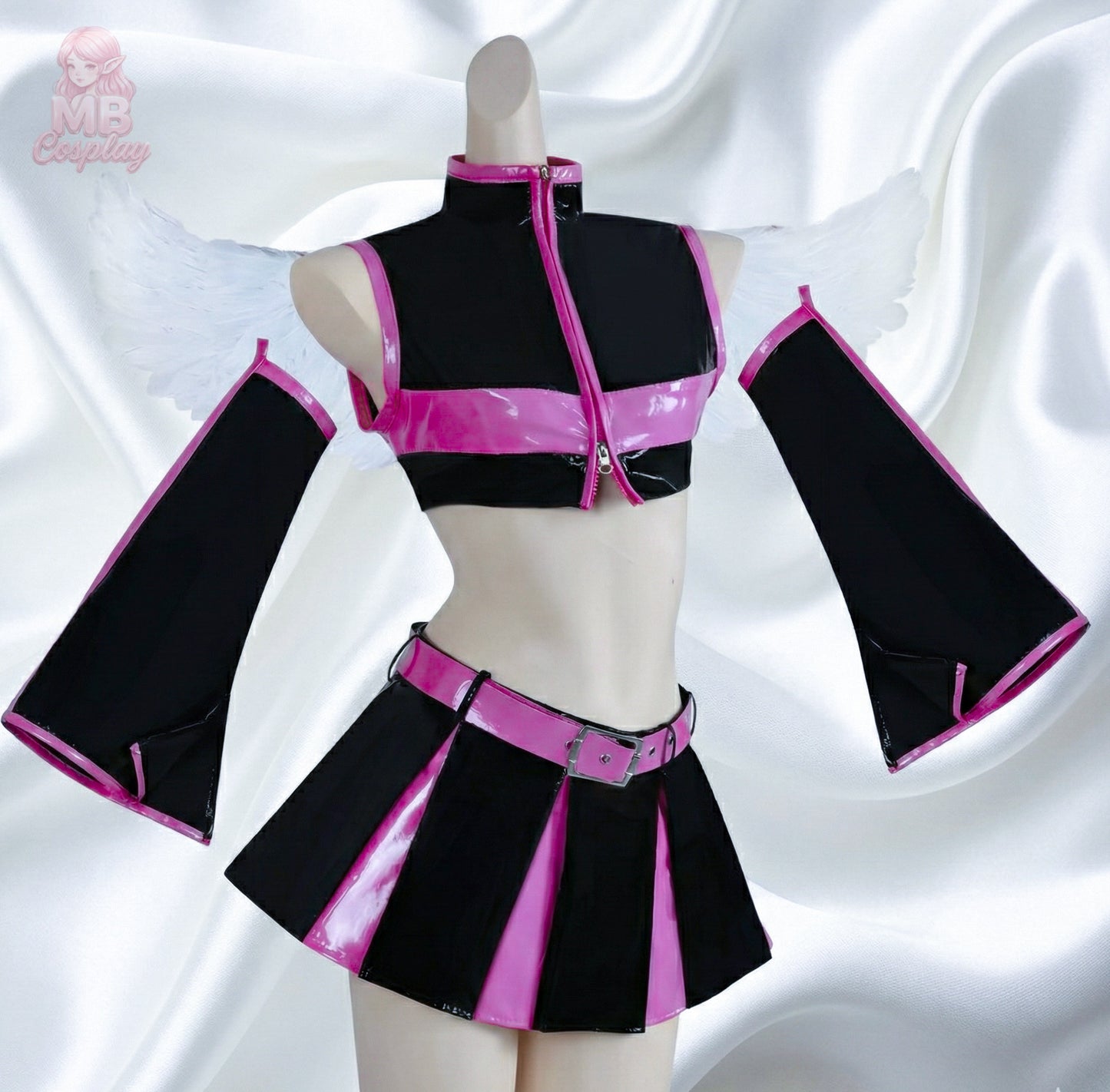 2.5 Dimensional Seduction Cosplay - Lilysa (Lillyel) & Mikari (Milliela) Costume Full Set with Wings & Wig