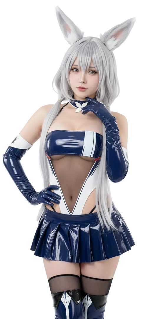 Shinano Costume Warship Girls R Cosplay Costumes Big Fox Shinano Racing Suit Motorcycle Suit