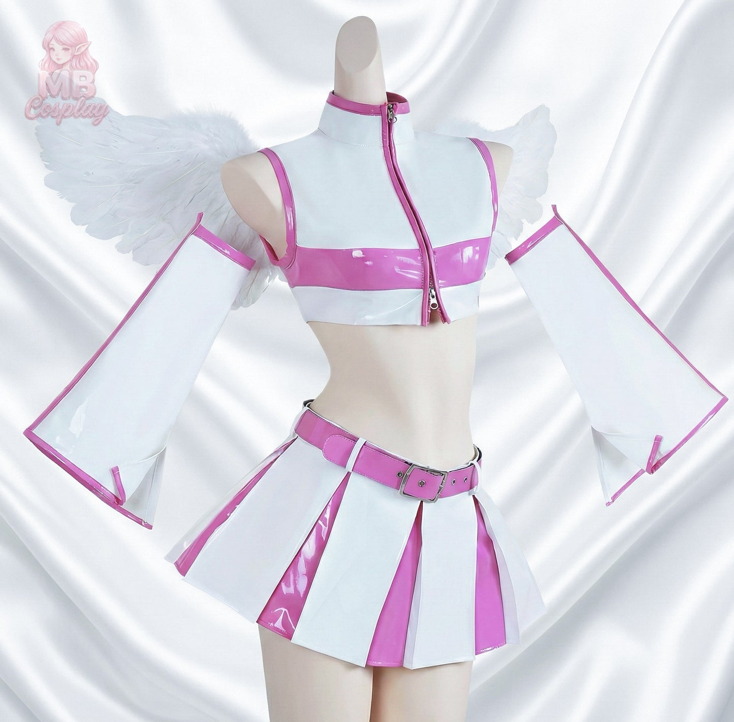 2.5 Dimensional Seduction Cosplay - Lilysa (Lillyel) & Mikari (Milliela) Costume Full Set with Wings & Wig