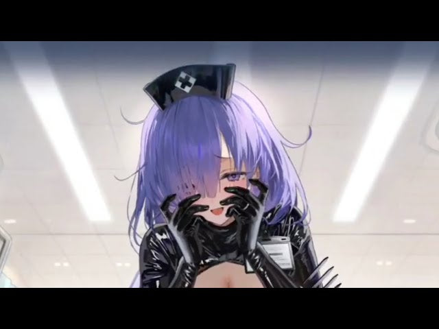 Azur Lane Mogador Cosplay Costume – Sexy Black Vinyl Nurse Bodysuit & Wig Set by MBCosplay(Pre-Order)