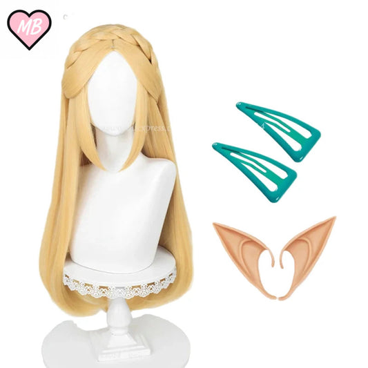 Zelda Cosplay Wig & Ears Set – Tears of the Kingdom Princess