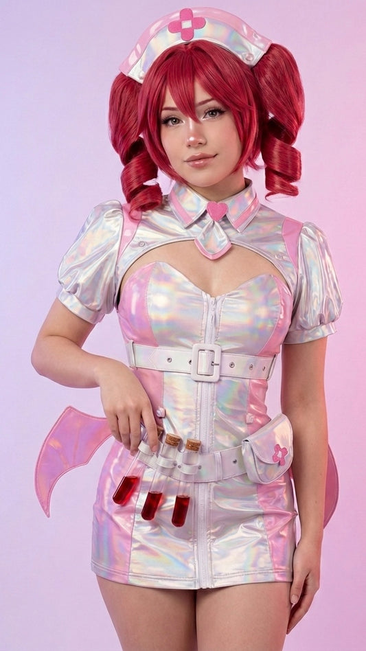 Muse Dash Buro Nocturne Bloodheir Costume & wig | MBCosplay