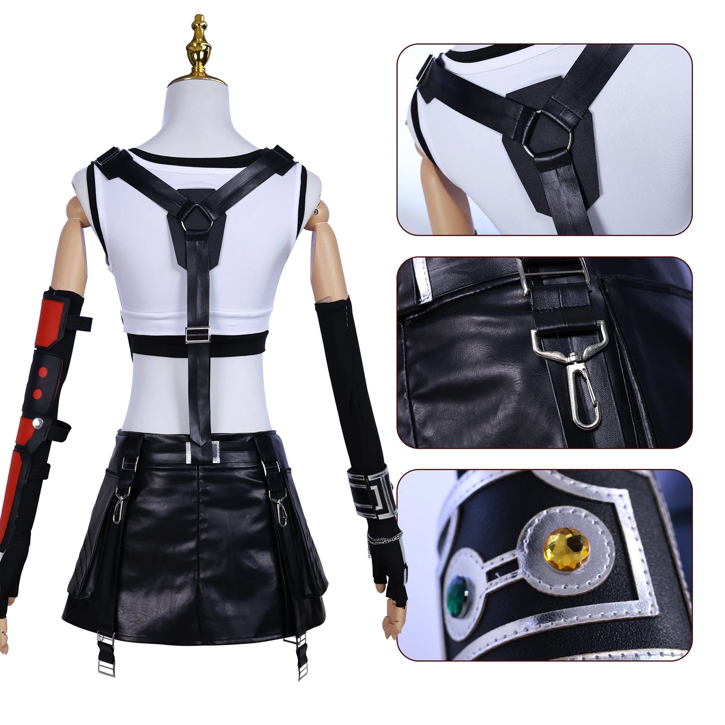 Final Fantasy VII Remake Tifa Cosplay Costume