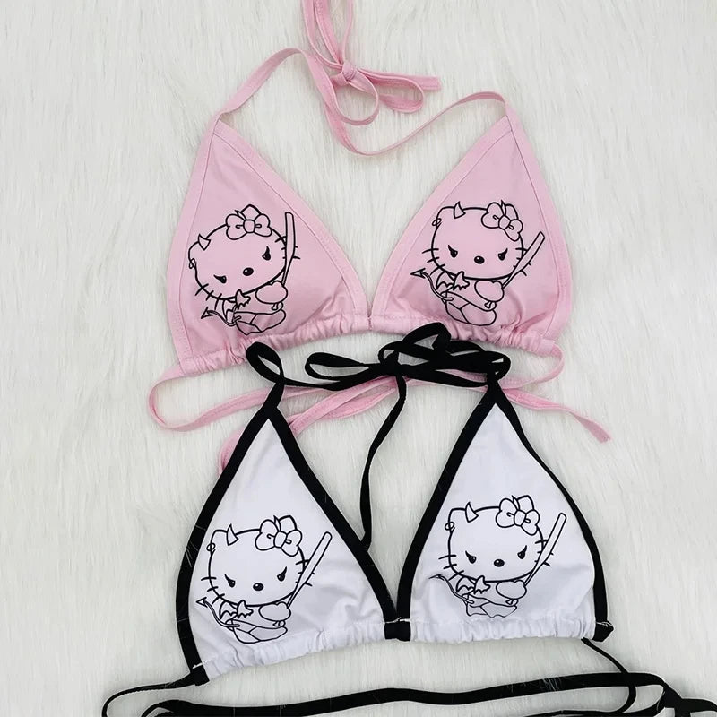 Evil Kitty Bikini Set