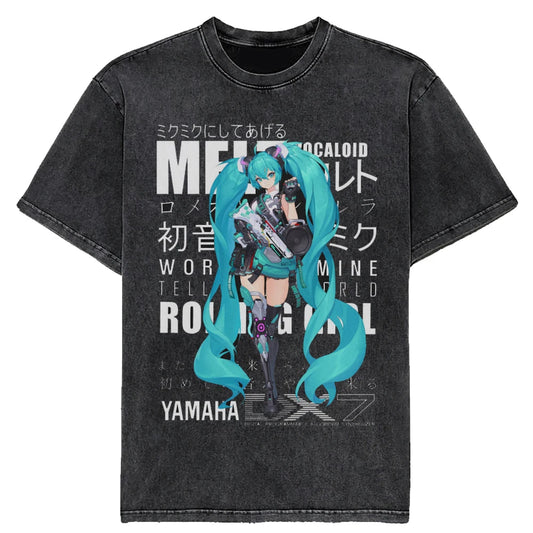 Virtual Vocaloid: Hatsune Miku Washed Tee Collection | MBStudio
