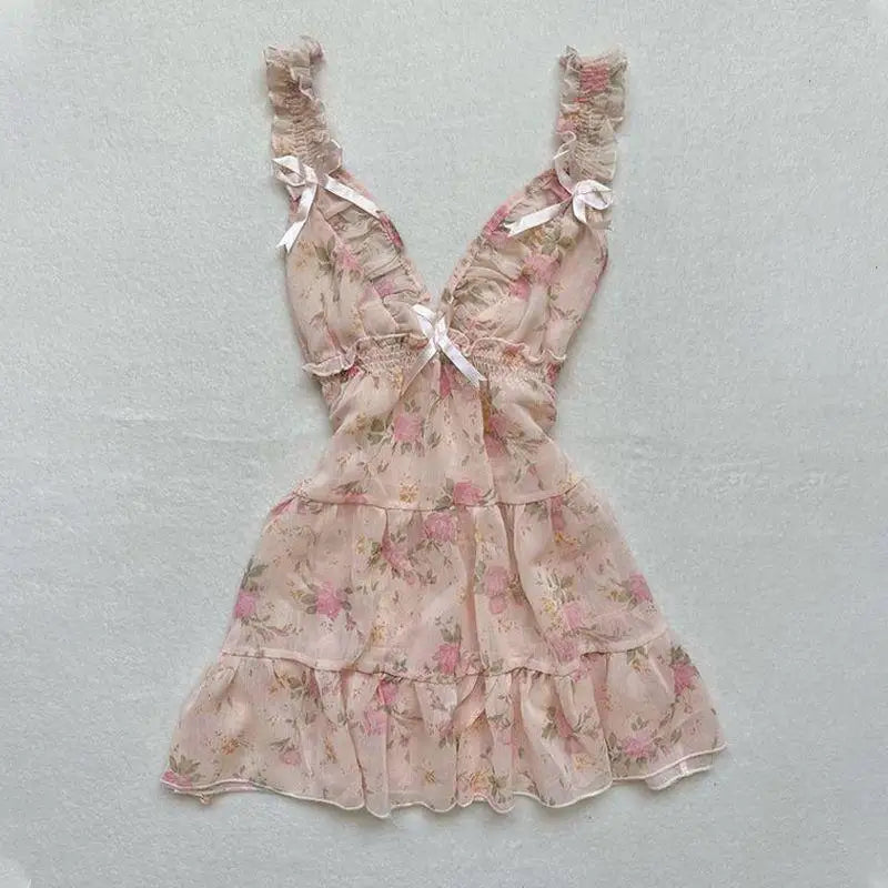 Rose Garden Ruffle Top