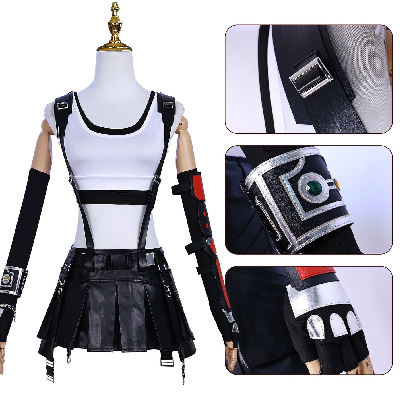 Final Fantasy VII Remake Tifa Cosplay Costume
