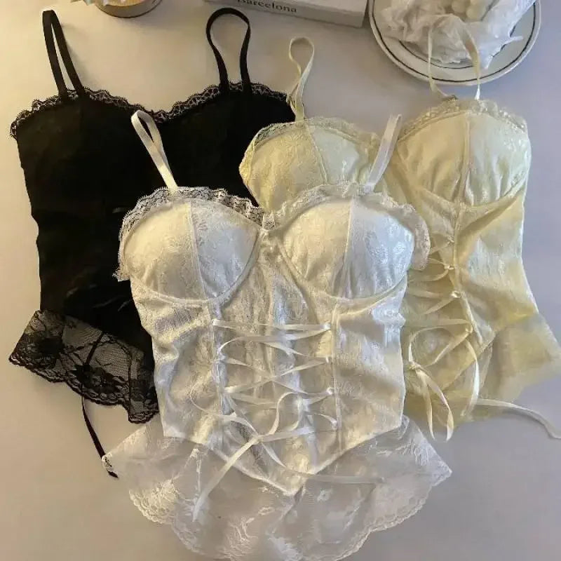 Ethereal Lace Corset Top