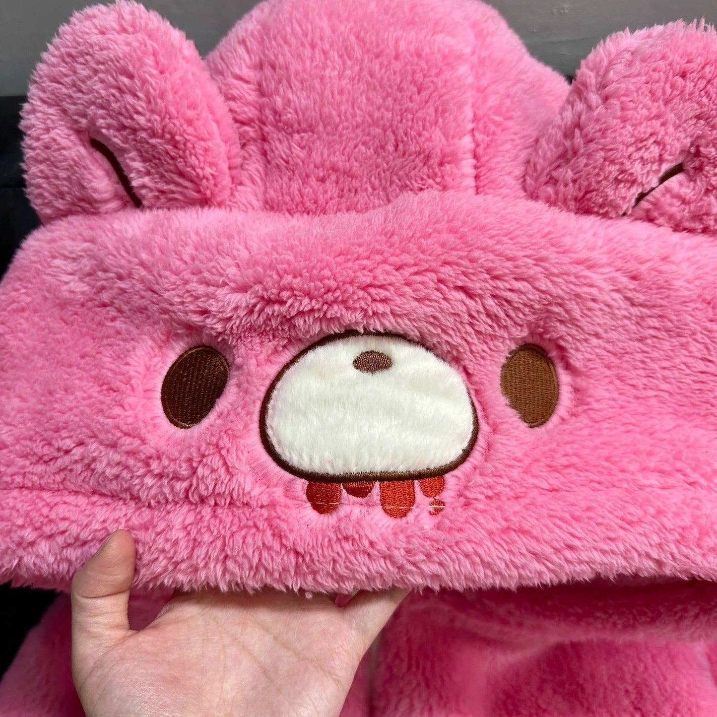 Gloomy Bear Pink Winter Pajamas – Cute Anime Cosplay Loungewear