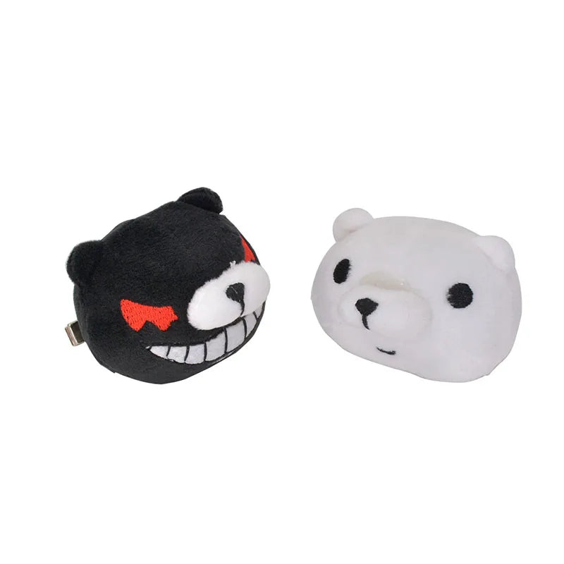 Danganronpa Junko Enoshima Wig – Pink Pigtails & Monokuma Clips