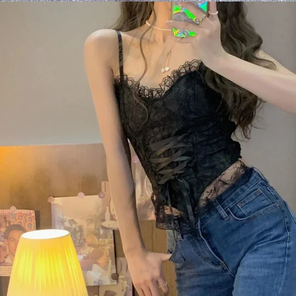 Ethereal Lace Corset Top