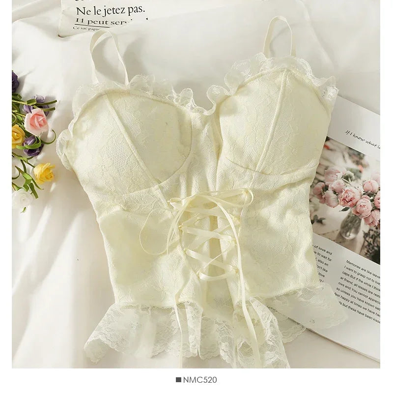 Ethereal Lace Corset Top