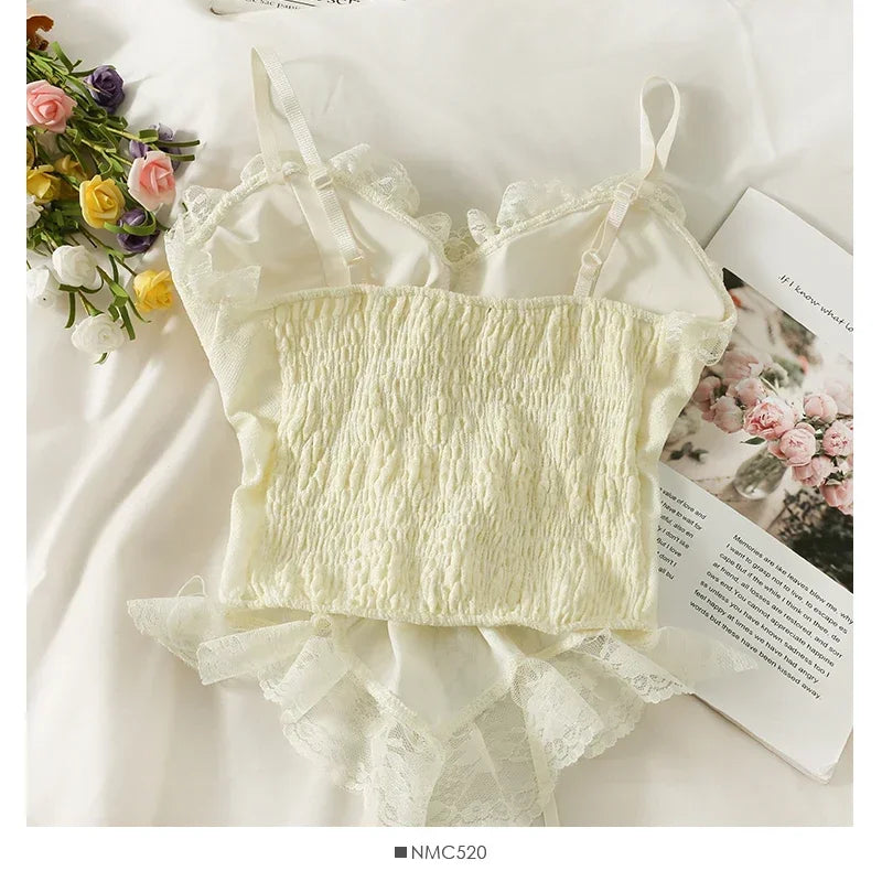 Ethereal Lace Corset Top