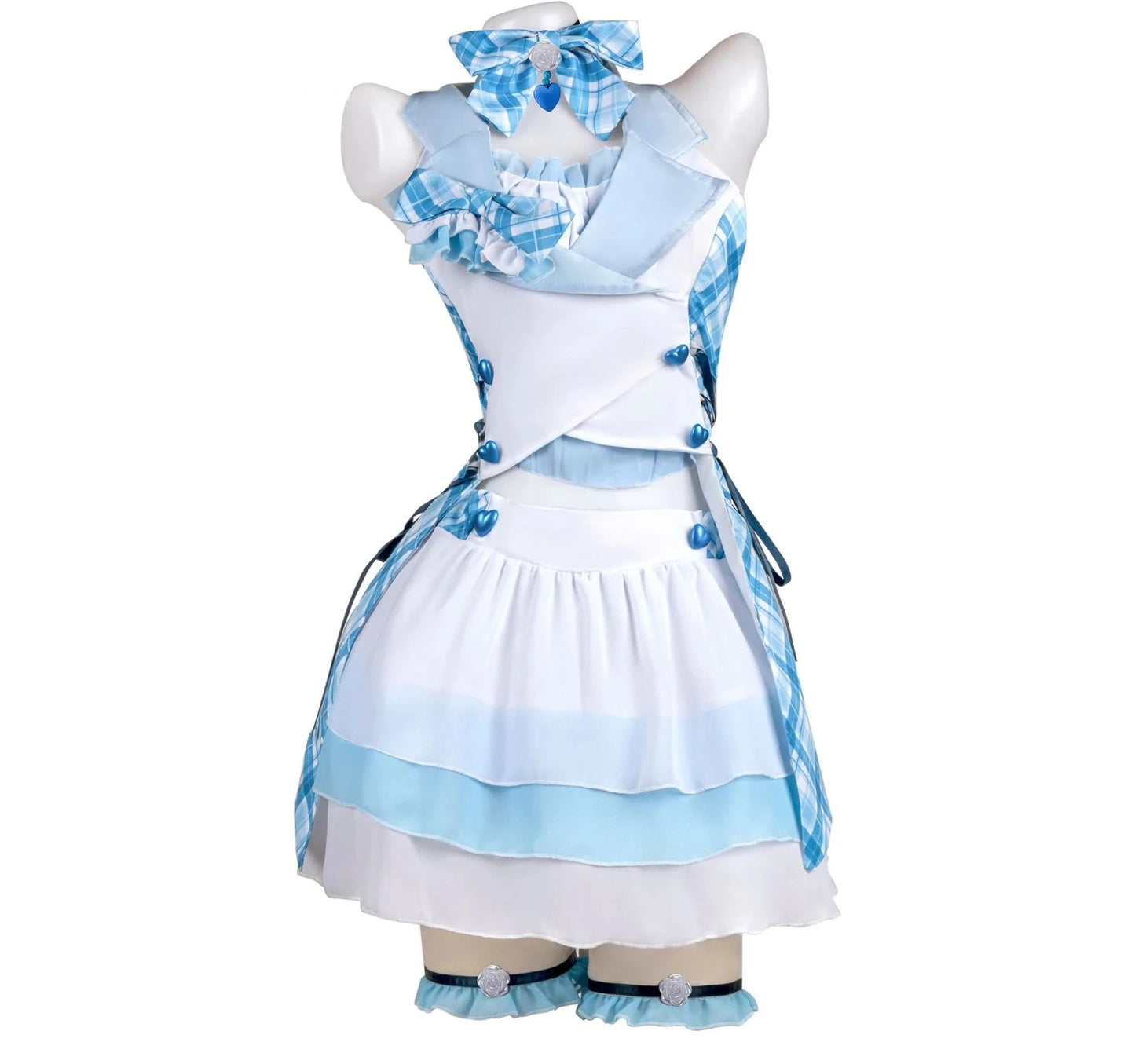 Nekopara Chocola & Vanilla Cosplay Costume – Anime Maid Dress & Wig Set