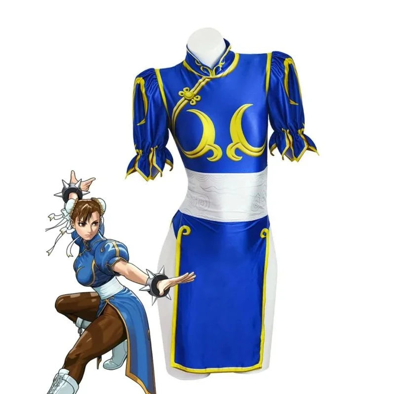 Chun Li Cosplay Dress Costume