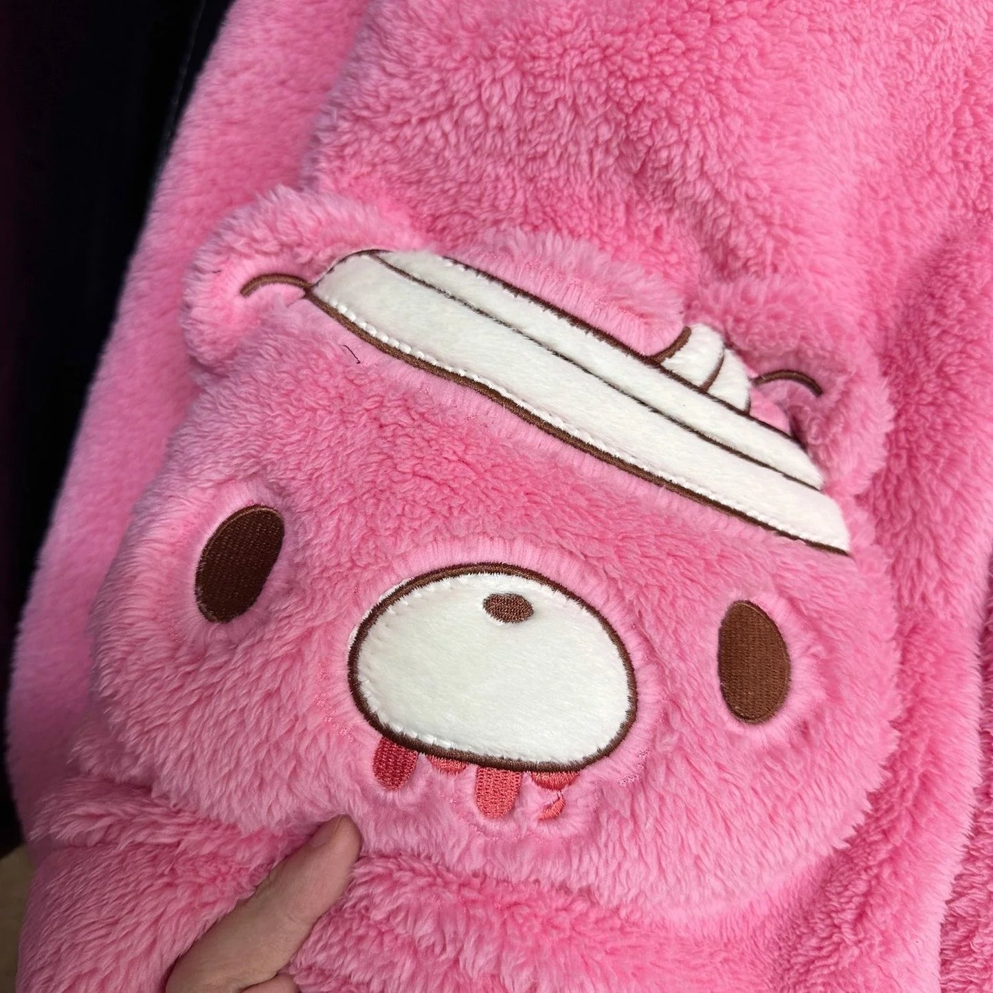 Gloomy Bear Pink Winter Pajamas – Cute Anime Cosplay Loungewear