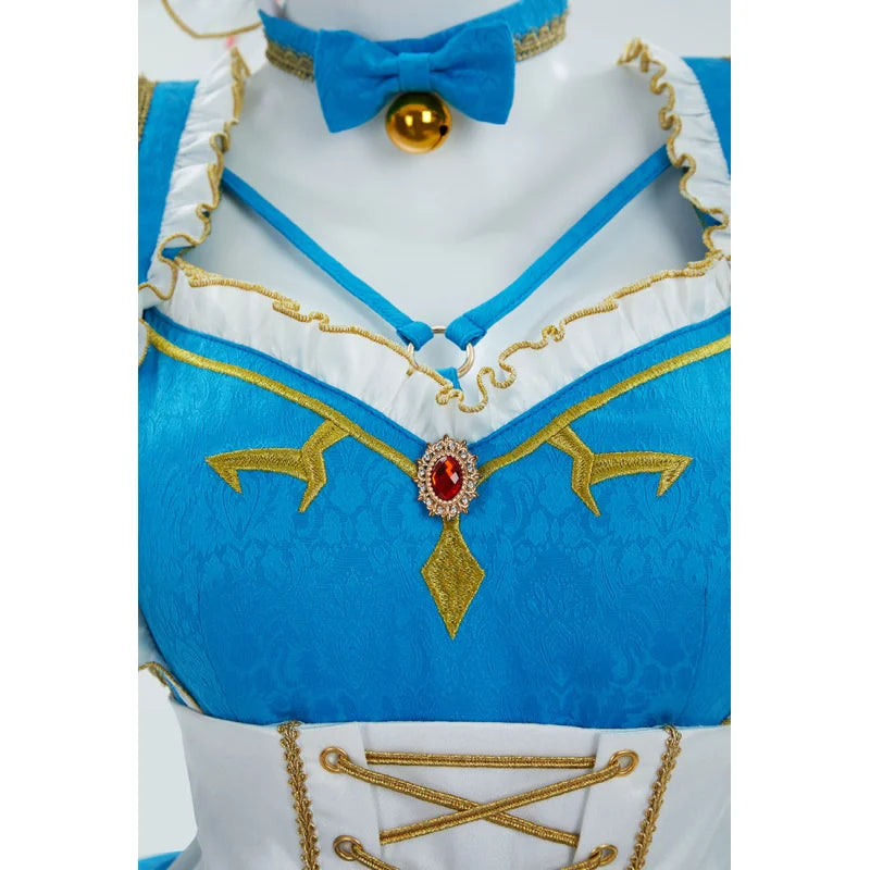 Zelda-Inspired Winter Princess Maid Cosplay Costume