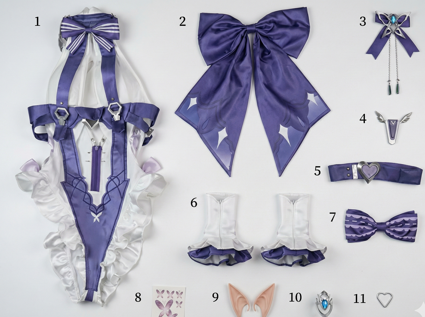 Studio product image of MBCosplay Vivian Iris of the Shore swimsuit cosplay Zenless Zone Zero